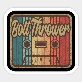 Bolt Thrower Vintage Cassette Sticker